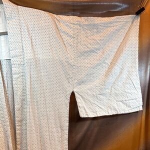 Vintage cotton Yukata White Patterned Kimono Robe  302
